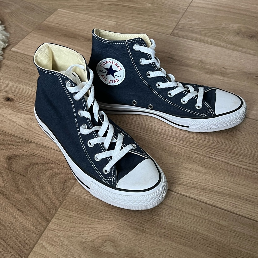 Converse Navy High-Top Sneakers